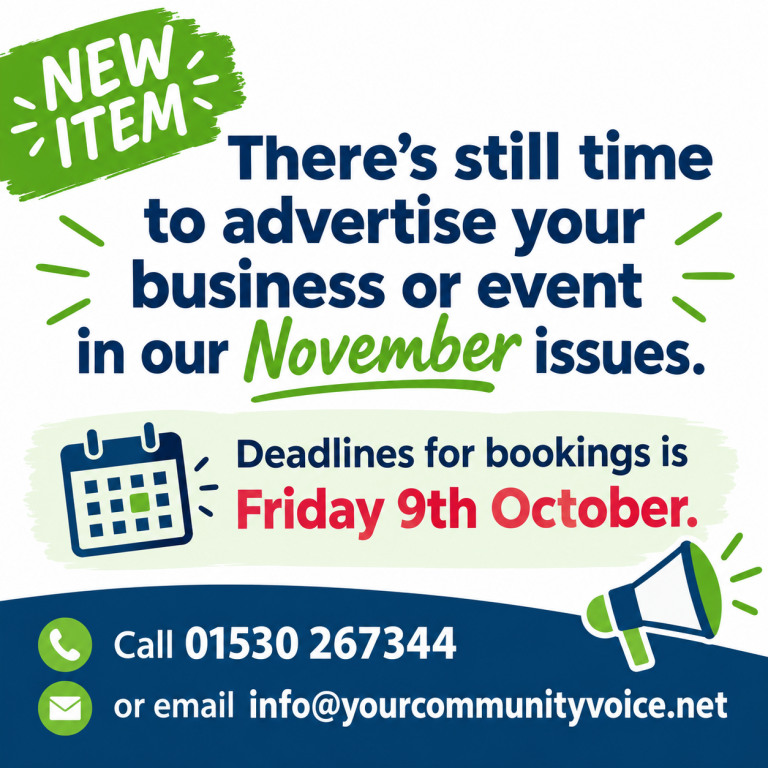 It’s not too late to book into our November issues!